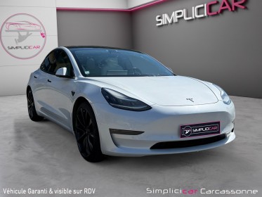 Tesla model 3 performance dual motor awd occasion simplicicar carcassonne simplicicar simplicibike france