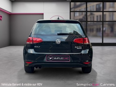 Volkswagen golf 2.0 tdi 150 bluemotion technology fap lounge occasion cannes (06) simplicicar simplicibike france