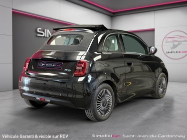 Fiat 500 nouvelle my22 serie 1 step 1 e 118 ch icône toit decouvrable 100 % lev garantie 12 mois cabriolet occasion...
