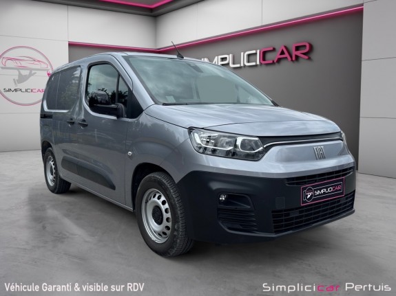 Fiat e-doblo m 800kg electrique 136ch batt 50kwh cabine 3 places pro lounge connect tva recup occasion simplicicar pertuis ...