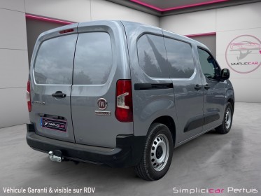Fiat e-doblo m 800kg electrique 136ch batt 50kwh cabine 3 places pro lounge connect tva recup occasion simplicicar pertuis ...