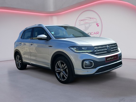Volkswagen t-cross 1.0 tsi 110-dsg7 r-line/ entretien exclusif volkswagen/ caméra de recul occasion simplicicar orgeval ...
