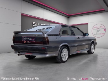 Audi coupe gt quattro 2.1 85kw tres bon etat occasion simplicicar pontarlier simplicicar simplicibike france