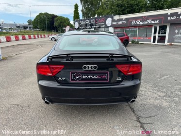 Audi a7 sportback v6 3.0 tdi 245 quattro ambition luxe s tronic 7 garantie 12 mois occasion simplicicar limoges  simplicicar...