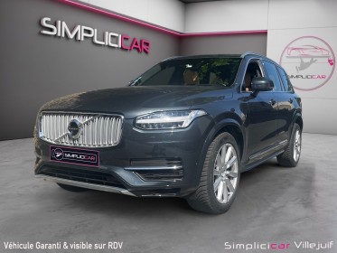 Volvo xc90 t8 twin engine 32087 ch geartronic 7pl inscription luxe, toit ouvrant, caméra 360, garantie 12 mois occasion...