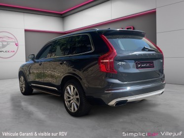 Volvo xc90 t8 twin engine 32087 ch geartronic 7pl inscription luxe, toit ouvrant, caméra 360, garantie 12 mois occasion...