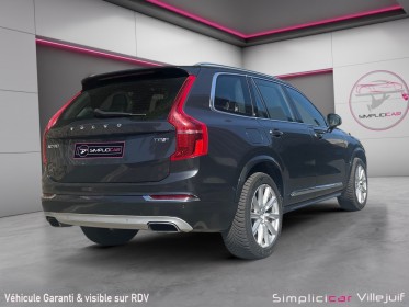 Volvo xc90 t8 twin engine 32087 ch geartronic 7pl inscription luxe, toit ouvrant, caméra 360, garantie 12 mois occasion...