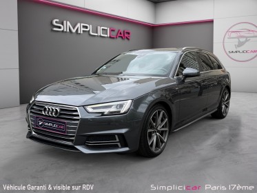 Audi a4 avant v6 3.0 tdi 218 s tronic 7 quattro s line/toit ouvrant/bang  olufsen/ virtual cockpit/garantie 12...