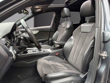Audi a4 avant v6 3.0 tdi 218 s tronic 7 quattro s line/toit ouvrant/bang  olufsen/ virtual cockpit/garantie 12...