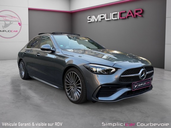 Mercedes benz classe c c200 204ch amg line - toit ouvrant panoramique - camÉra 360° - garantie 12 mois occasion paris...