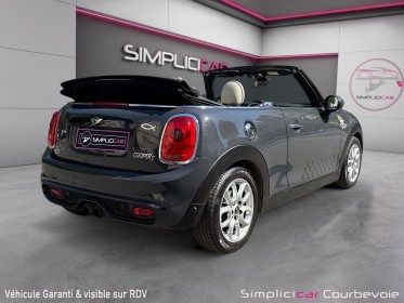 Mini cooper s jcw  cabriolet 192ch - garantie 12 mois - camera de recul occasion paris 17ème (75)(porte maillot) simplicicar...