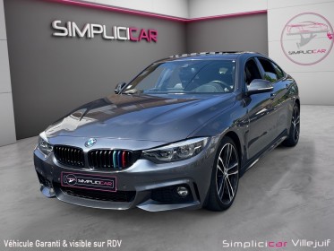 B.m.w. serie 4 gran coupe f36 420 d pack m,  camera latéral, toit ouvrant électrique, garantie 12 mois. occasion...