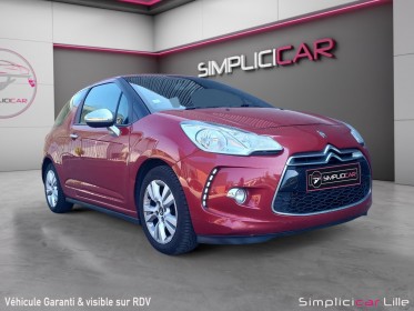 Citroen ds3 hdi 70  airdream so chic//garantie 12 mois// occasion simplicicar lille  simplicicar simplicibike france