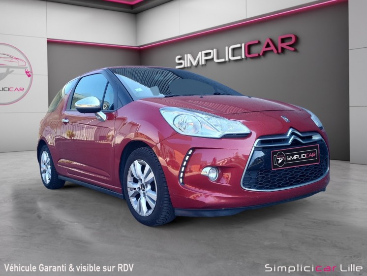 Citroen ds3 hdi 70 airdream so chic//garantie 12 mois// occasion simplicicar lille simplicicar simplicibike france Citroen ds3 hdi 70 airdream so chic//garantie 12 mois// occasion simplicicar lille simplicicar simplicibike france