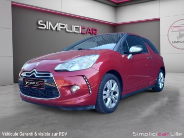 Citroen ds3 hdi 70  airdream so chic//garantie 12 mois// occasion simplicicar lille  simplicicar simplicibike france