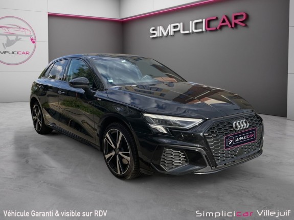 Audi a3 sportback 40 tfsie 204 s tronic 6 s line entretien audi sièges chauffants caméra de recul car play garantie 12 mois...