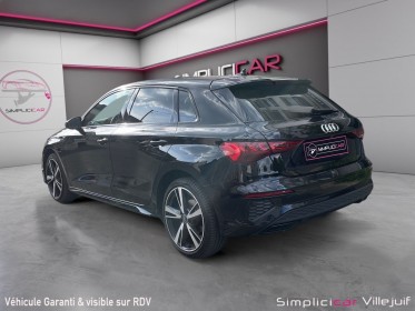 Audi a3 sportback 40 tfsie 204 s tronic 6 s line entretien audi sièges chauffants caméra de recul car play garantie 12 mois...