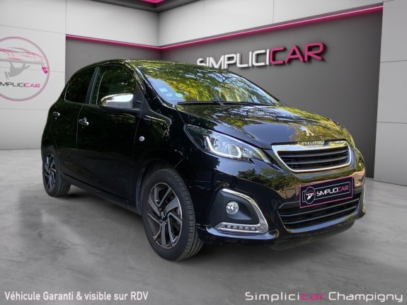 Peugeot 108 vti 72ch ss bvm5 allure carplay/caméra de recul /faible kilométrage occasion champigny-sur-marne (94)...