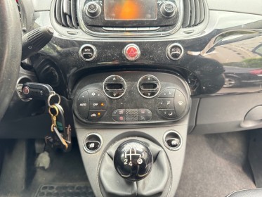Fiat 500 serie 4 1.2 69 ch dualogic Édition couture / volant cuir / siÈges en cuir occasion paris 17ème (75)(porte...