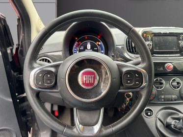 Fiat 500 serie 4 1.2 69 ch dualogic Édition couture / volant cuir / siÈges en cuir occasion paris 17ème (75)(porte...