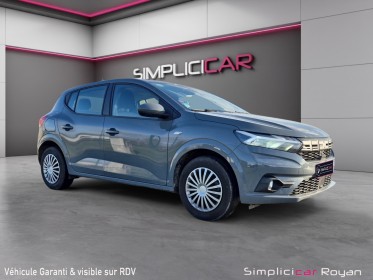 Dacia sandero eco-g 100 expression garantie 12 mois premiere main occasion simplicicar royan simplicicar simplicibike france