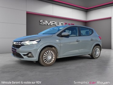 Dacia sandero eco-g 100 expression garantie 12 mois premiere main occasion simplicicar royan simplicicar simplicibike france