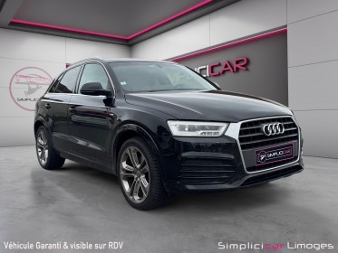 Audi q3 q3 2.0 tdi ultra 150 ch s line occasion simplicicar limoges  simplicicar simplicibike france