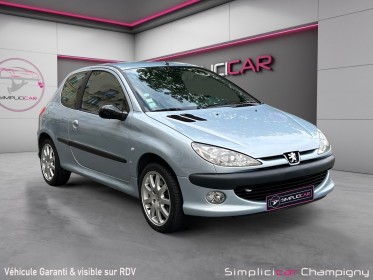 Peugeot 206 2.0e 16v s16 - climatisation automatique - peu kilométré - garantie 12 mois occasion champigny-sur-marne (94)...