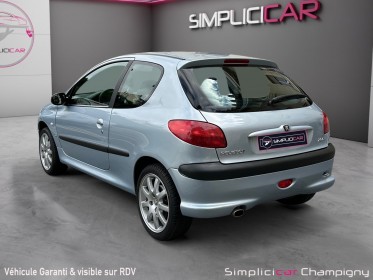Peugeot 206 2.0e 16v s16 - climatisation automatique - peu kilométré - garantie 12 mois occasion champigny-sur-marne (94)...