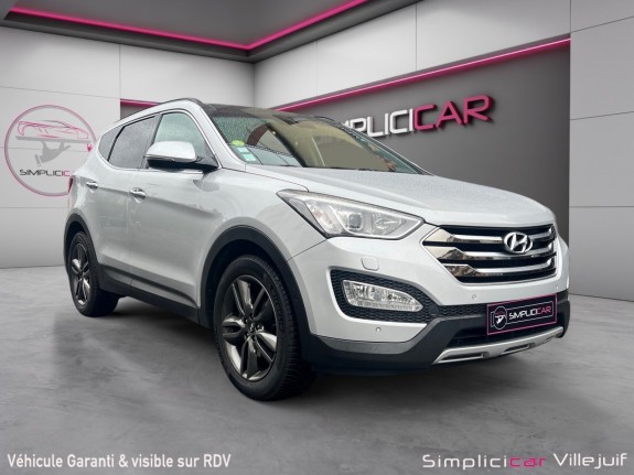 Hyundai santa fe 2.2 crdi 197 4wd executive 7pl a, intérieur cuir, sièges et volant chauffant, garantie 12 mois. occasion...