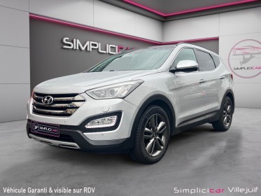 Hyundai santa fe 2.2 crdi 197 4wd executive 7pl a, intérieur cuir, sièges et volant chauffant, garantie 12 mois. occasion...
