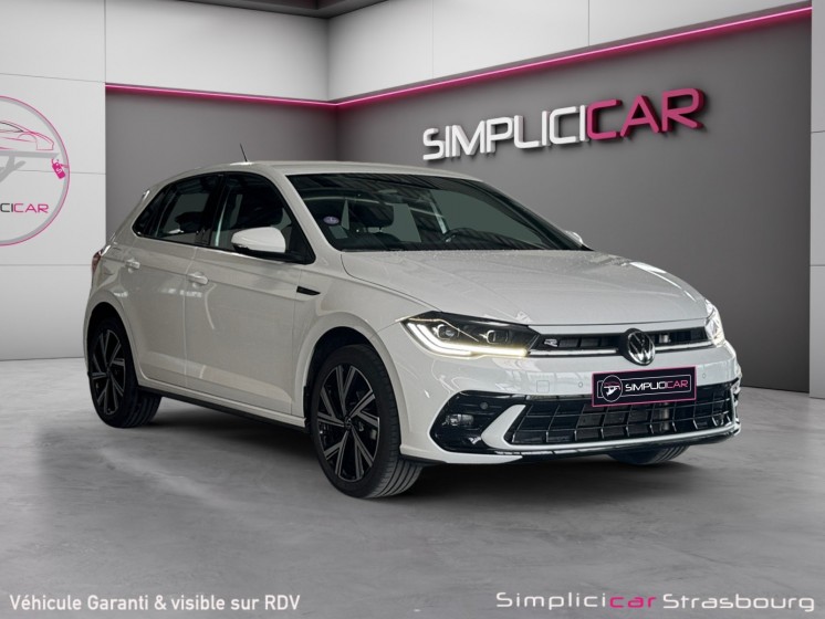 Volkswagen polo 1.0 tsi 95 ss dsg7 r-line virtual cockpit - iq light - camera - carplay - keyless go - sieges chauffants...