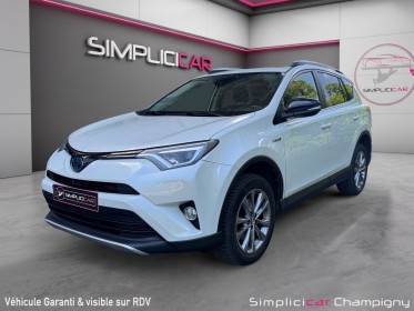 Toyota rav4 hybride 197ch 2wd lounge - pack cuir - toit ouvrant - sono jbl - sièges chauffants occasion champigny-sur-marne...