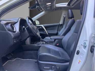 Toyota rav4 hybride 197ch 2wd lounge - pack cuir - toit ouvrant - sono jbl - sièges chauffants occasion champigny-sur-marne...
