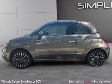 Fiat 500 serie 6 1.2 69 ch eco pack lounge régulateur de vitesse toit panoramique garantie 12 mois occasion montpellier (34)...