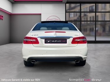Mercedes classe e coupe 350 cdi blueefficiency executive a - toit ouvrant- pack amg - 231cv occasion simplicicar brest...