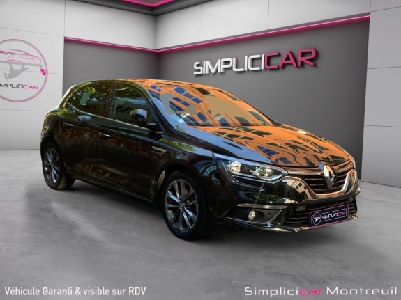 Renault megane iv berline dci 110 energy limited carplay  camera garantie 12 mois occasion montreuil (porte de vincennes)(75)...