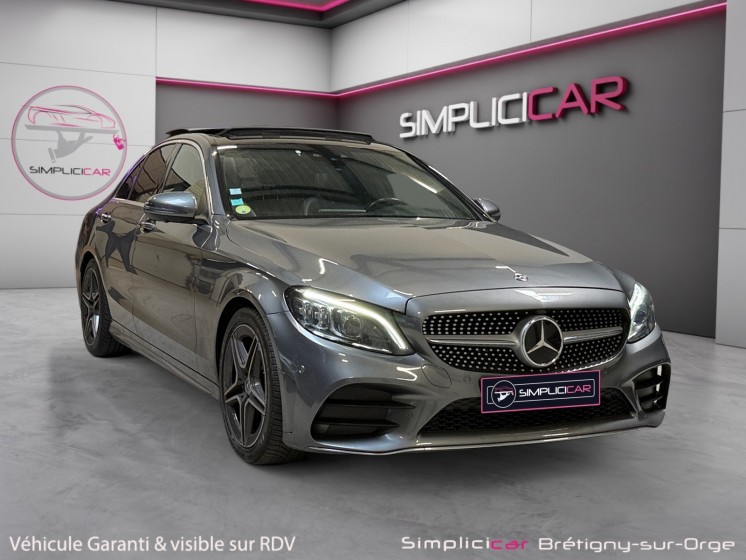 Mercedes classe c 220 d 9g-tronic amg line toit ouvrant/camera360 garantie 12mois occasion simplicicar bretigny-sur-orge...