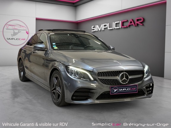 Mercedes classe c 220 d 9g-tronic amg line toit ouvrant/camera360 garantie 12mois occasion simplicicar bretigny-sur-orge...