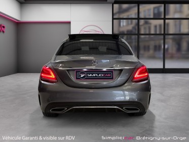 Mercedes classe c 220 d 9g-tronic amg line toit ouvrant/camera360 garantie 12mois occasion simplicicar bretigny-sur-orge...
