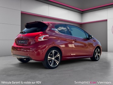 Peugeot 208 1.6 thp 200ch bvm6 gti  intérieur semi-cuir noir et rouge  garantie 12 mois occasion simplicicar vernon...