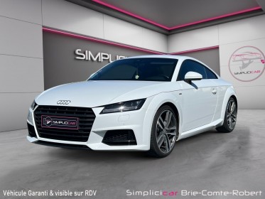 Audi tt coupe 1.8 tfsi 180 s tronic 7 s line occasion simplicicar brie-comte-robert simplicicar simplicibike france