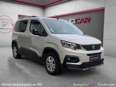 Peugeot rifter standard bluehdi 100 5pl active pack/garantie 12 mois/ camera /radars av-ar/ occasion toulouse (31)...
