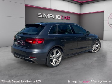 Audi a3 sportback 2.0 tdi 150 s tronic 6 s line-phare matrix led-apple carplay-garantie 12 mois- occasion simplicicar...