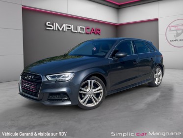 Audi a3 sportback 2.0 tdi 150 s tronic 6 s line-phare matrix led-apple carplay-garantie 12 mois- occasion simplicicar...