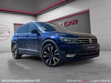 Volkswagen tiguan 2.0 tdi 150 fap bluemotion 4motion dsg7 - r-line  toit ouvrant  attelage occasion simplicicar lyon nord ...