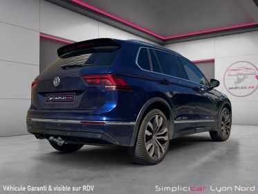Volkswagen tiguan 2.0 tdi 150 fap bluemotion 4motion dsg7 - r-line  toit ouvrant  attelage occasion simplicicar lyon nord ...