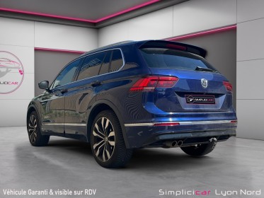 Volkswagen tiguan 2.0 tdi 150 fap bluemotion 4motion dsg7 - r-line  toit ouvrant  attelage occasion simplicicar lyon nord ...