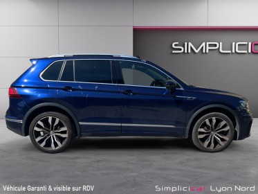 Volkswagen tiguan 2.0 tdi 150 fap bluemotion 4motion dsg7 - r-line  toit ouvrant  attelage occasion simplicicar lyon nord ...