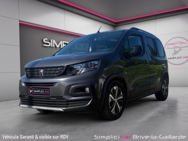 Peugeot rifter standard bluehdi 130 ss bvm6 gt line attelage occasion simplicicar brive la gaillarde  simplicicar...